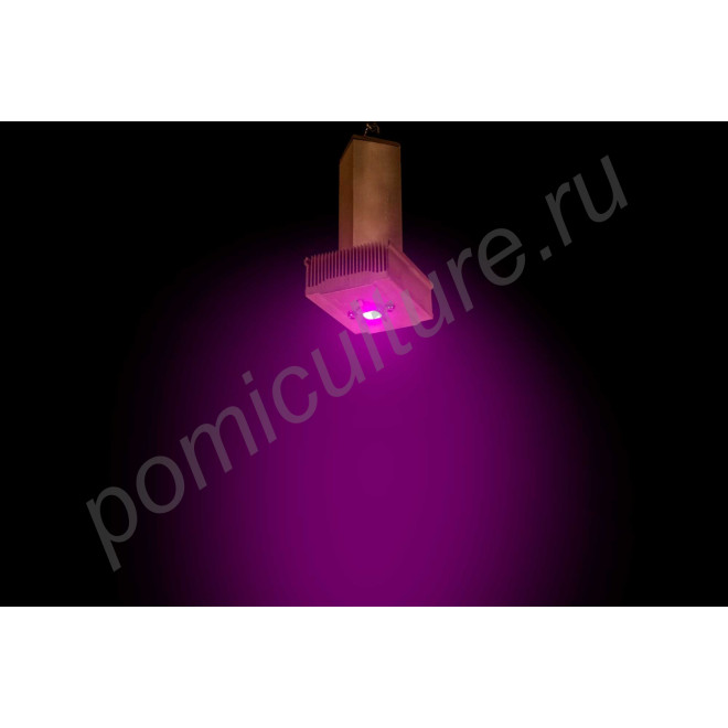 Полноспектровый 10Вт фитосветодиод на радиаторе LED grow light "Мерак"